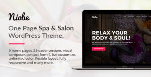 Niobe - Chủ đề WordPress cho Spa & Salon