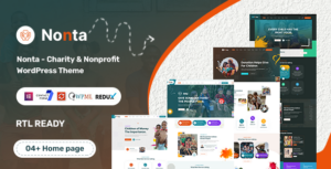 Nonta - Chủ đề WordPress phi lợi nhuận và từ thiện