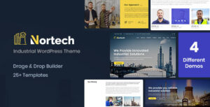 Nortech - Một chủ đề WordPress về công nghiệp và kỹ thuật