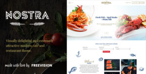 Nostra - Một chủ đề WordPress cho quán cà phê và nhà hàng thanh lịch