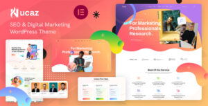 Nucaz - Tiếp thị kỹ thuật số & SEO WordPress Theme Elementor