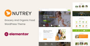 Nutrey - Chủ đề WordPress cho cửa hàng thực phẩm hữu cơ