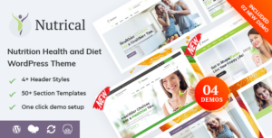 Nutrical - Chủ đề WordPress về Sức khỏe và Chế độ ăn uống