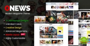 ONews - Chủ đề báo và tạp chí hiện đại WordPress (Sẵn sàng cho giao diện di động)