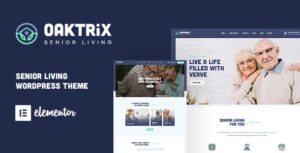 OakTrix - Chủ đề WordPress chăm sóc người cao tuổi