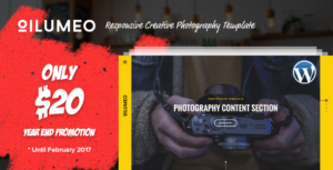 Oilumeo – Chủ đề WordPress Nhiếp ảnh sáng tạo đáp ứng
