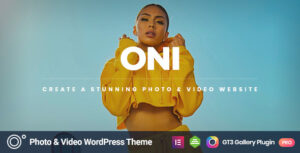 Oni - Chủ đề WordPress về nhiếp ảnh
