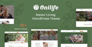 Onilife - Chủ đề WordPress cho người cao tuổi