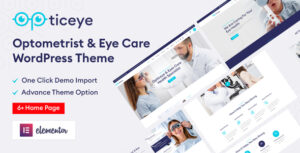 Opticeye - Chủ đề WordPress về bác sĩ nhãn khoa và chăm sóc mắt