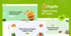 Orgafe - Chủ đề WordPress Thực phẩm hữu cơ