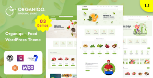 Organiqo - Một chủ đề WordPress cho cửa hàng hữu cơ