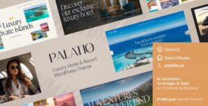 Palatio — Chủ đề WordPress về Khách sạn & Khu nghỉ dưỡng sang trọng