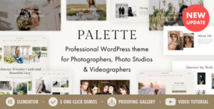 Palette — Danh mục nhiếp ảnh gia WordPress