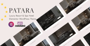 Patara - Khách sạn nghỉ dưỡng & spa sang trọng Theme Elementor WordPress