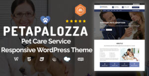 Petapalozza - Chủ đề WordPress về dịch vụ chăm sóc thú cưng