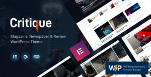 Phê bình - Chủ đề WordPress Tạp chí & Đánh giá Báo chí