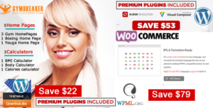 Phòng tập thể dục thể hình phòng tập yoga, boxing WordPress Theme RTL