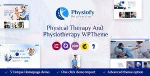 Physiofy - Chủ đề WordPress về vật lý trị liệu và nắn xương