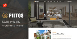 Piltos - Chủ đề WordPress cho bất động sản đơn lẻ