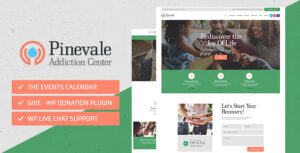 Pinevale | Chủ đề WordPress của Trung tâm Phục hồi và Phục hồi chức năng Nghiện