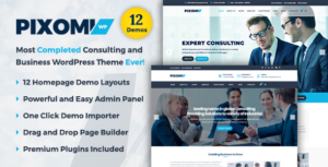 Pixomi - Một chủ đề WordPress tư vấn và kinh doanh hiện đại