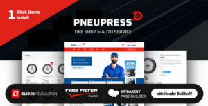 PneuPress - Chủ đề WordPress cho cửa hàng sửa chữa ô tô và lốp xe
