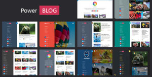 PowerBlog - Chủ đề blog AJAX hiện đại