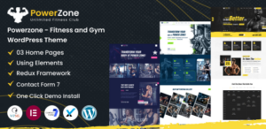 PowerZone - Chủ đề WordPress về thể dục và thể hình