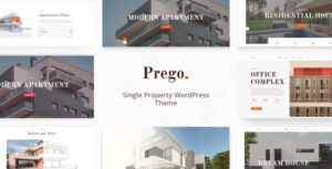 Prego - Chủ đề WordPress cho bất động sản đơn lẻ