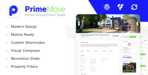 Primemove - Chủ đề WordPress về Bất động sản