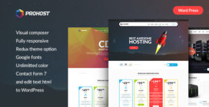 ProHost - Chủ đề WordPress lưu trữ Power Pack