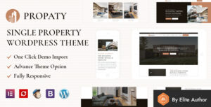 Propaty - Chủ đề WordPress Bất động sản Đơn lẻ + Sẵn sàng cho RTL