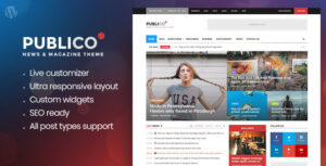 Publico - Chủ đề WordPress tạp chí hiện đại