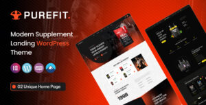 Purefit - Chủ đề WordPress bổ sung sức khỏe