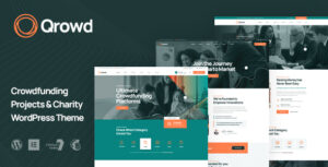 Qrowd - Dự án gây quỹ cộng đồng & Chủ đề WordPress từ thiện