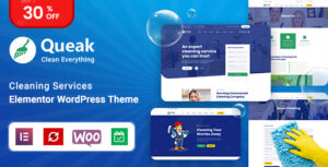 Queak - Chủ đề WordPress về dịch vụ vệ sinh