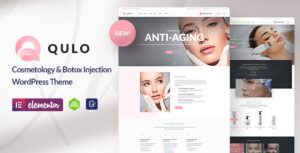 Qulo - Chủ đề WordPress về thẩm mỹ và tiêm Botox