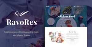 RavoRes - Chủ đề WordPress cho nhà hàng và quán cà phê đa năng