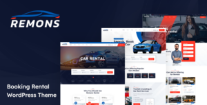 Remons - Đặt phòng cho thuê Theme WordPress