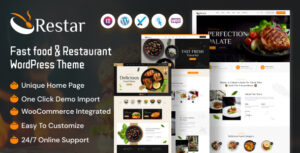 Restar - Chủ đề WordPress về nhà hàng và thức ăn nhanh