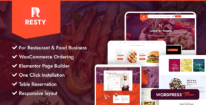 Resty - Chủ đề WordPress WooCommerce cho nhà hàng