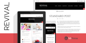 Revival - Chủ đề WordPress cho tạp chí và blog hiện đại