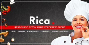 Rica - Chủ đề WordPress nhà hàng đáp ứng