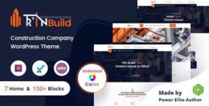 RinBuild - Công ty xây dựng WordPress Theme + RTL