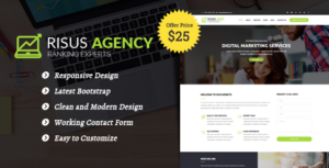 Risus Agency - Chủ đề WordPress về SEO và Tiếp thị Kỹ thuật số
