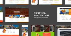 Roofing - Dịch vụ cải tạo & sửa chữa Theme WordPress