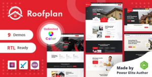 Roofplan - Dịch vụ lợp mái WordPress Theme + RTL