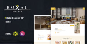 Roxal - Chủ đề WordPress đặt phòng khách sạn