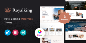 Royalking - Chủ đề WordPress Đặt phòng khách sạn