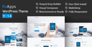RxApps - Trang đích ứng dụng WordPress đáp ứng